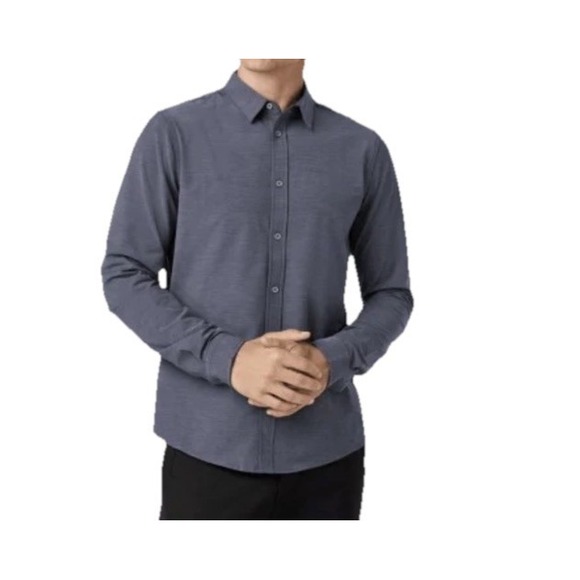 Vuori  Button Down Shirt Men's S Long Sleeve Stretch Comfortable Performance - Picture 13 of 14